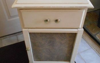 Before and After Small Side Cabinet