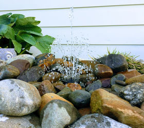one of the easiest and coolest diy water features