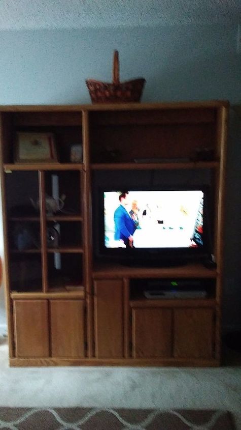 q my entertainment center is is too tall can i make it shorter