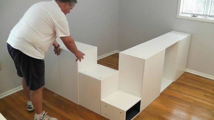 ikea hack platform bed diy