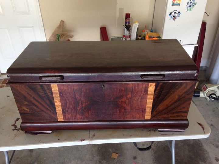 1940 lane cedar chest waterfall style, Voila What a beauty