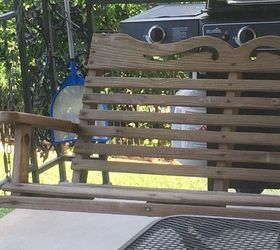 need a method to paint a porch swing