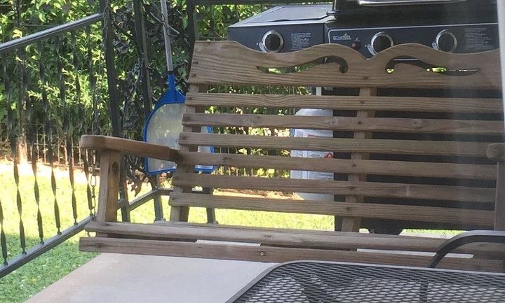 q need a method to paint a porch swing