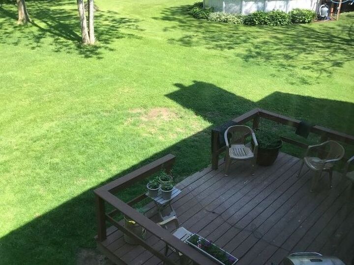 q how can i make an enclosed fenced dog run off of my back porch