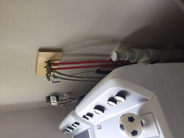 q hiding washer hook ups