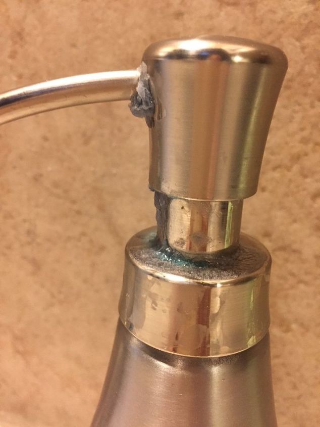 q any ideas on getting a pump soap dispenser to not leak