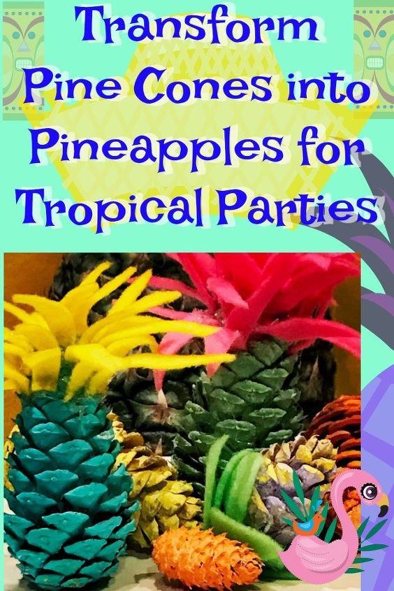 transforme abacaxis em um favor de festa tropical