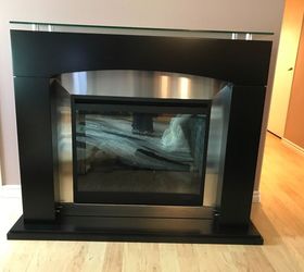 q ideas on how to redo lacquer electric fireplace