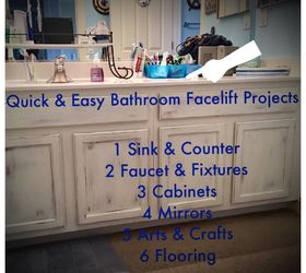 6 Quick Fix-Facelift Ideas for Builder Grade Bathrooms ALL Under $120