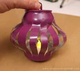 s save your old cans for these 30 home decor ideas, Turn them into glowing Chinese lanterns