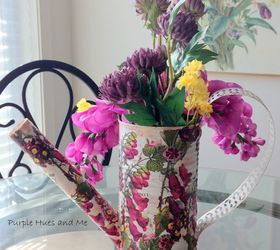 s save your old cans for these 30 home decor ideas, Craft a decorative watering can