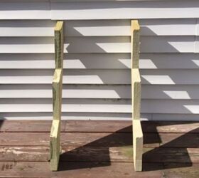 drag stair risers outside for a super smart garden idea