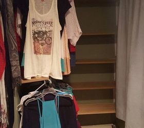 s 30 genius ways to make the most of your closet space, Use plastic brackets to hold your hangers