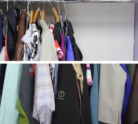 s 30 genius ways to make the most of your closet space, Double up hangers with soda can tabs