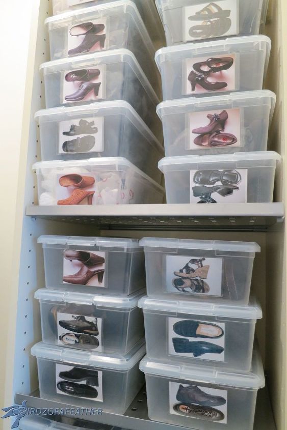 s 30 genius ways to make the most of your closet space, Reorganize your sneakers in style