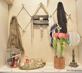 s 30 genius ways to make the most of your closet space, Set aside space for a mini vanity and mirror