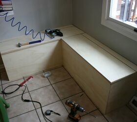 how to build a banquette built in kitchen bench