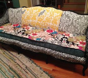 hide your couch s wear and tear with these great ideas, From the dumpster to the living room