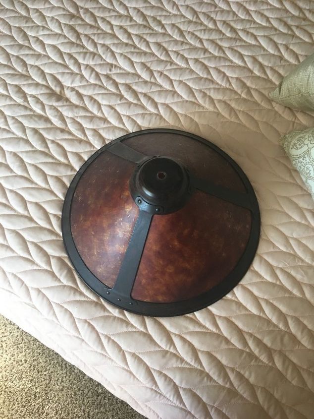 how can i replace or update a lamp with faux mica panels