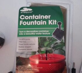 diy container fountain done easy by michelle masterson