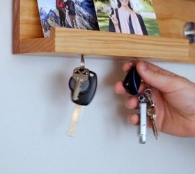 diy coat rack with magnets