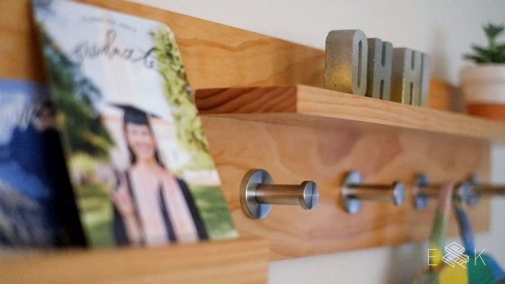 diy coat rack with magnets