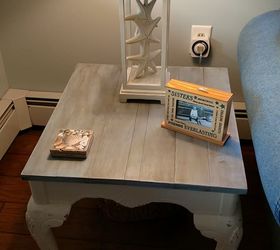 beachy coastal end tables, Final project in my living room