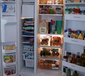 s 31 storage hacks that will instantly declutter your kitchen, Label the compartments in your fridge
