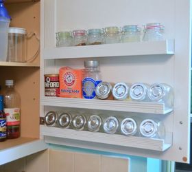 s 31 storage hacks that will instantly declutter your kitchen, Hang shelves inside a cabinet