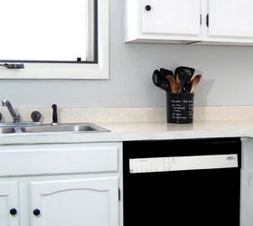 s 31 update ideas to make your kitchen look fabulous, Or transform your dishwasher with paint