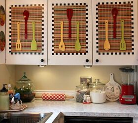 s 31 update ideas to make your kitchen look fabulous, Tack on placements and colorful utensils