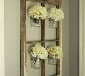 s 31 update ideas to make your kitchen look fabulous, Create a rustic chic mason jar wall art