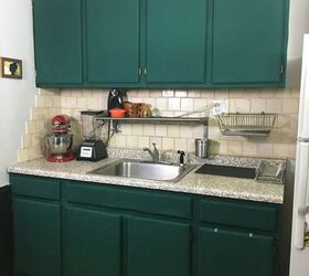 s 31 update ideas to make your kitchen look fabulous, Wrap your cabinets in bright fabric