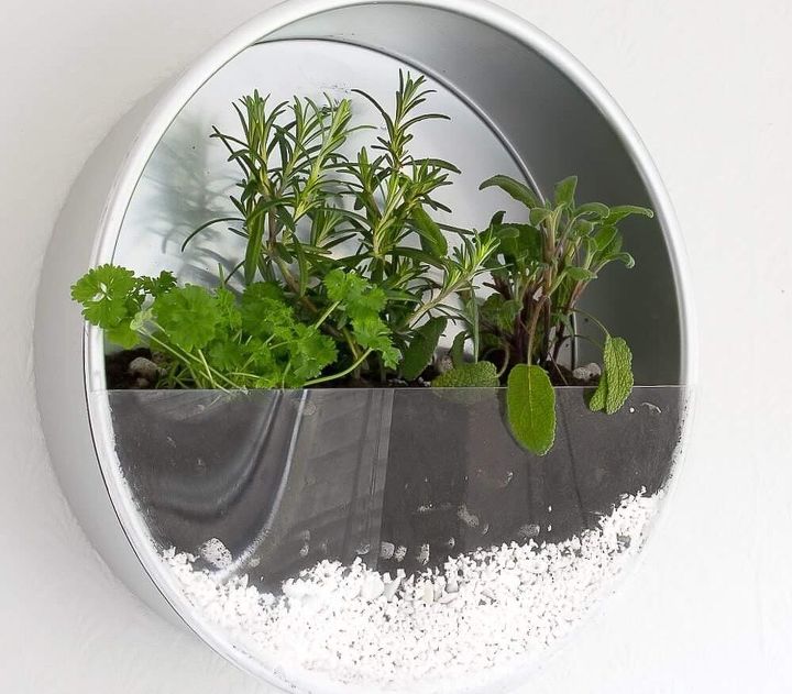 30 creative ways to repurpose baking pans, Fill baking tins with your favorite herbs