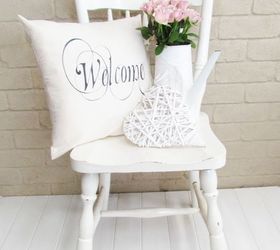 check out these 30 incredible sharpie makeovers, Welcome cushion for the veranda