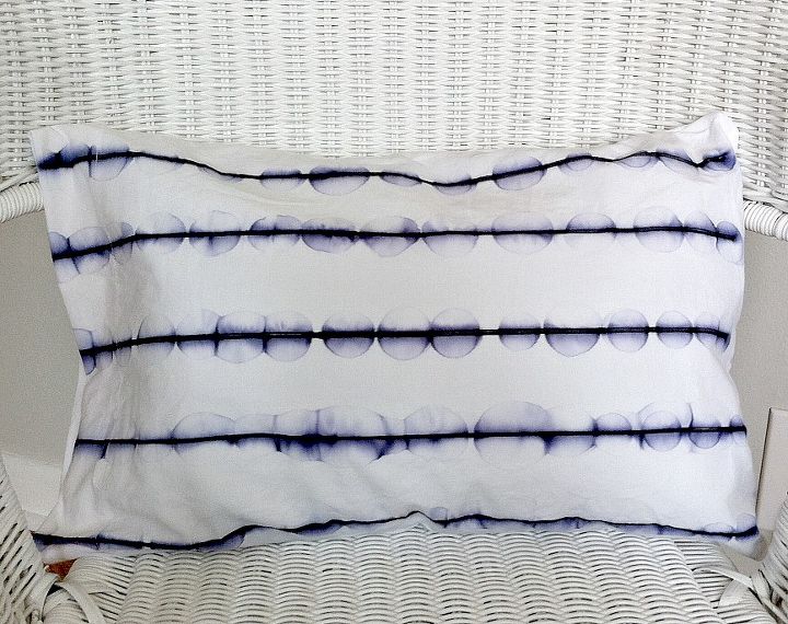 check out these 30 incredible sharpie makeovers, Adorable patterend pillowcase