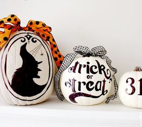 check out these 30 incredible sharpie makeovers, Decorative Halloween pumpkings
