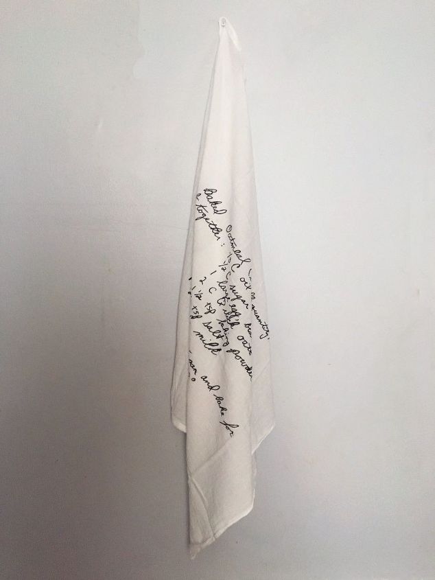 check out these 30 incredible sharpie makeovers, Hand written recipe tea towel
