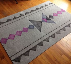 check out these 30 incredible sharpie makeovers, Colorful area rug