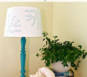 check out these 30 incredible sharpie makeovers, A stenciled lampshade