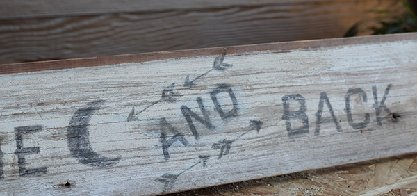 check out these 30 incredible sharpie makeovers, Rustic wooden sign