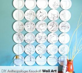check out these 30 incredible sharpie makeovers, Anthropologie inspired wall art