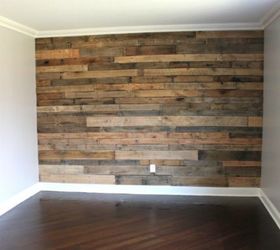 how to get rustic wood plank wall cheap