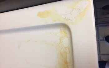 How can I repair a damaged acrylic sink basin?