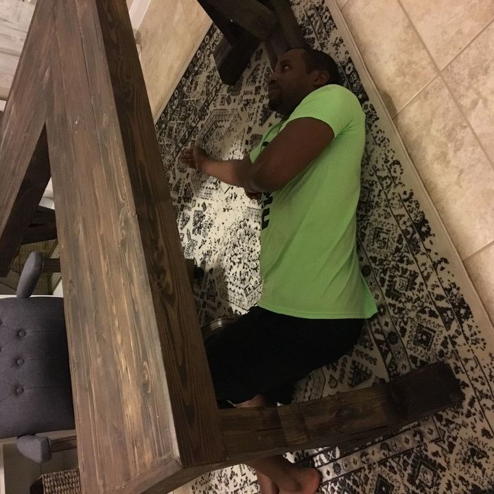 diy l shaped farmhouse wood desk office makeover