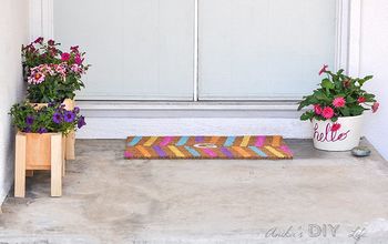 Easy DIY Personalized Doormat