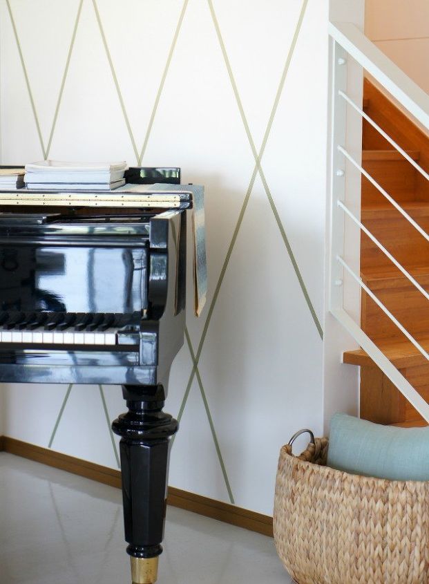 s 31 creative ways to fill empty wall space, Use washi tape for a wall update