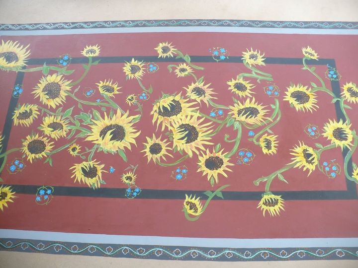 painted porch rug