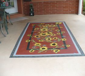 Painted Porch Rug