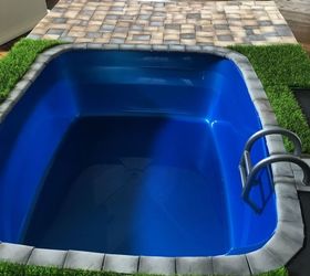 diy miniature doll swimming pool and patio
